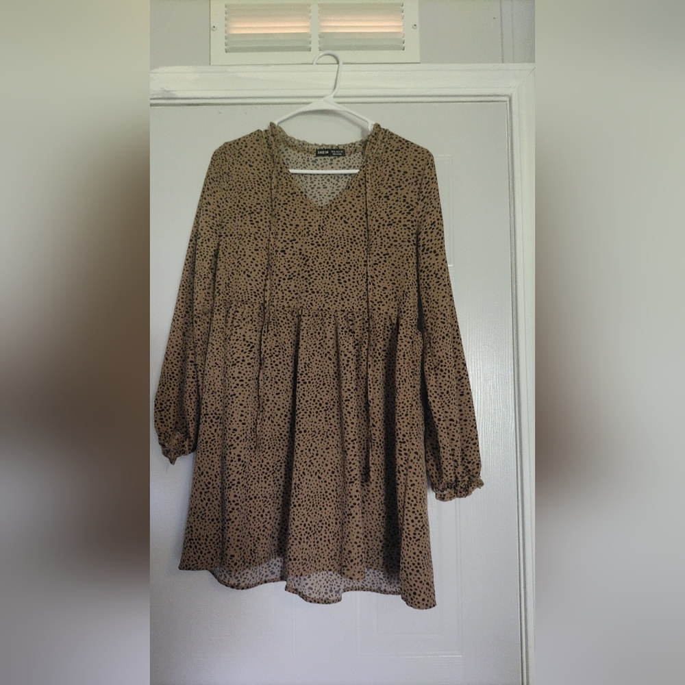 Leopard print dress
